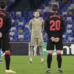 Con Ospina en el arco, Napoli empata y avanza a 16vos de UEL