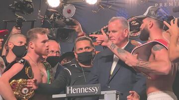 'Canelo' y Plant, el último careo previo a un combate histórico