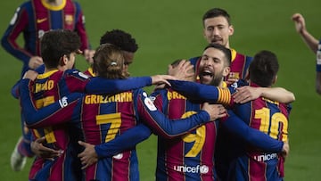 03/03/21 PARTIDO VUELTA SEMIFINAL COPA DEL REY
BARCELONA - SEVILLA
GOL 3-0 BRAITHWAITE ALEGRIA