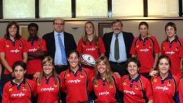 Lissavetzky recibió a las campeonas de Europa de rugby