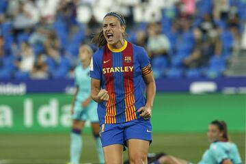 Alexia Putellas celebra el definitivo 4-2 para el Barcelona. 