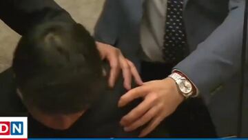 Monsalve se desmaya en medio del veredicto de su formalización: la escena impacta a Chile