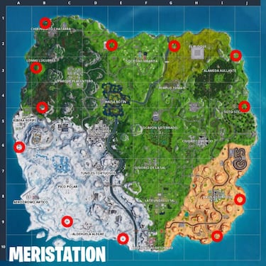 Desafío de Fortnite - Lanza fuegos artificiales