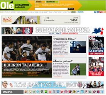 Portadas de la prensa extranjera