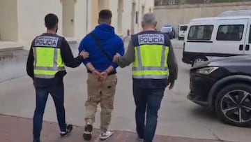 Uno de los detenidos en Mislata.