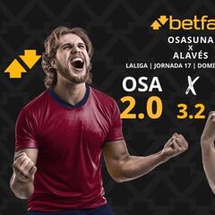 CA Osasuna vs. Deportivo Alavés: horario, dónde ver, pronósticos y clasificación