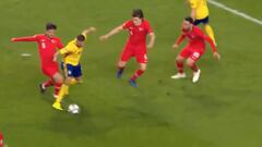 El penal de la polémica en el partido entre Turquía y Suecia