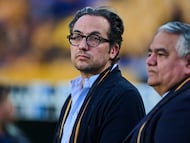 Mauricio Culebro of Tigres during the 11th round match between Tigres UANL and Queretaro as part of the Liga BBVA MX, Torneo Clausura 2025 at Universitario Stadium, on March 07, 2025 in Monterrey, Nuevo Leon, Mexico.