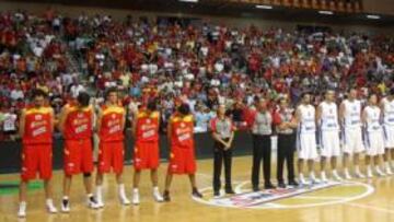 <b>OTRO FESTIVAL. </b>La afición de Murcia llenó el Palacio de los Deportes para ver otra exhibición de la Selección española.