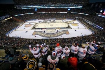 Más de 68 mil personas en el juego de NHL.