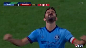 El zurdazo con que David Villa fue héroe en Estados Unidos