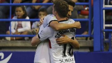 Juan Carlos comienza a brillar con el Huesca