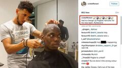 Pogba's hairdresser suggests player is Manchester Utd bound