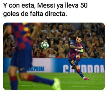 Messi protagonista de los memes del FC Barcelona