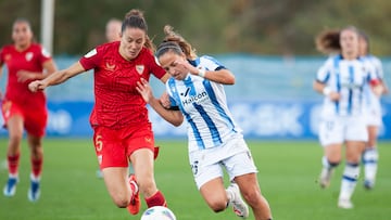 18/11/23 PARTIDO PRIMERA DIVISION FUTBOL FEMENINO
REAL SOCIEDAD femenina & SEVILLA FC
EVA LLAMAS Y ALEJANDRA BERNABE