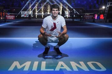 Carlos Alcaraz campeón de la Next Gen ATP Finals.