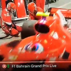 Raikkonen atropella a un mecánico y abandona