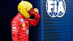 Hamilton toca fondo en Ferrari
