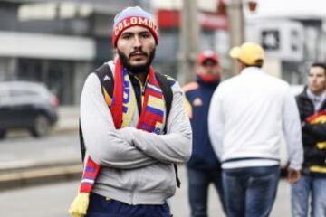 El aforo del estadio Germán Becker en Temuco será lleno en su mayoría por hinchas colombianos.