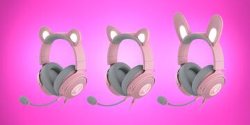 Razer Kraken Kitty V2 Pro, Razer, periféricos, gaming, PC, ordenadores, streamer, streaming, Twitch, kawaii, creación de contenido, oso, conejo, gato