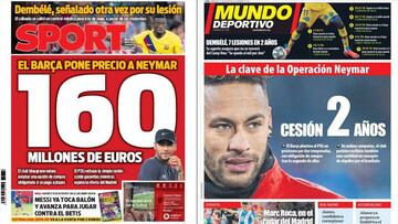 La operación Neymar desbarra: 160 millones, cesión de dos años...