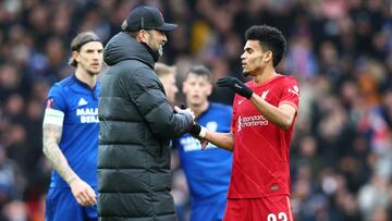 Klopp: "El segundo gol, en el que Díaz asistió, fue increíble"