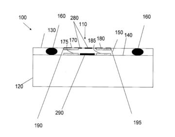 Uno de los dise&ntilde;os de la patente del iPhone reflejando el concepto de botones &#039;invisibles&#039;