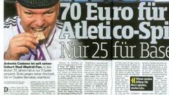 Toñín El Torero copa todo un reportaje en el Blick suizo