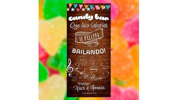 Cartel para el candy bar