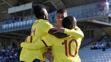 Jugadores de la Selección Colombia en el Torneo Maurice Revello.