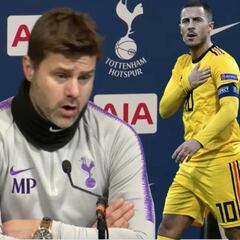 Pochettino pone a Hazard a la altura de Cristiano y Messi