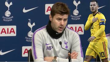 Pochettino pone a Hazard a la altura de Cristiano y Messi