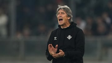 Pellegrini, durante un partido.