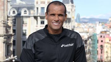 Rivaldo durante su entrevista