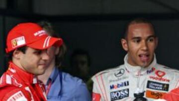 <b>TRES EN CABEZA. </b>Felipe Massa, Lewis Hamilton y Kimi Raikkonen comparten la primera plaza de la general empatados a puntos y con Robert Kubica a dos puntos.