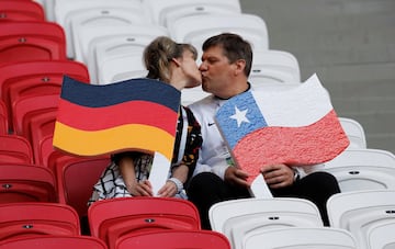 Belleza y color: las imágenes de los hinchas en Kazán