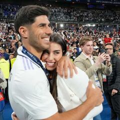 La reacción de Sandra Garal al gol de Marco Asensio en Champions