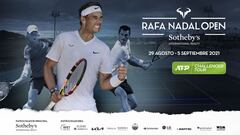 Cartel promocional del Rafa Nadal Open Sotheby&#039;s International Realty, torneo del ATP Challenger Tour.