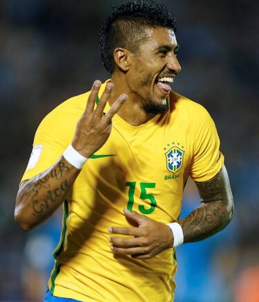 Neymar and Paulinho see Brazil cruise past Suárez-less Uruguay