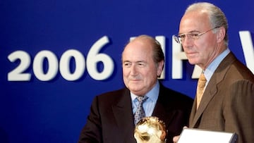 Blatter y el desaparecido Beckenbauer, en la presentación del Mundial 2006.