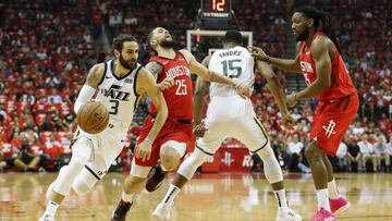 Los Jazz de Ricky (17+11) caen ante unos Rockets a medio gas