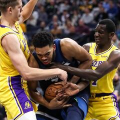 Sin Thibodeau ni Butler, Towns ruge a lo grande en Minnesota