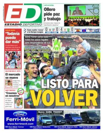 Portadas de la prensa deportiva