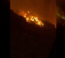 El impactante incendio que remece a la Quinta Región: la imagen es estremecedora