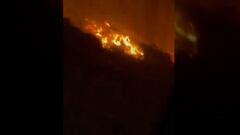 El impactante incendio que remece a la Quinta Región: la imagen es estremecedora
