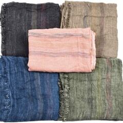 Adiós a coger frío en el cuello: esta bufanda para hombre está hecha de algodón y lino y es ligera, cálida y suave