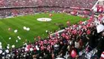 Panorámica del estadio Vicente Calderón.