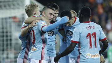 Jugadores del Celta.