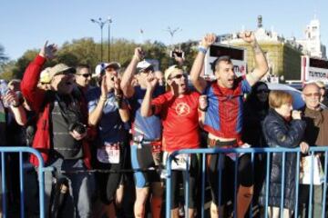 39 edición de la maratón de Madrid. Hoy las calles de Madrid han congregado 33.000 corrredores en las tres carrereas (10 km, medio maratón y maratón)