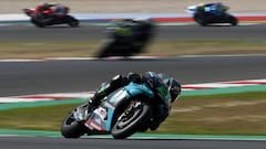 Morbidelli durante la carrera del GP de San Marino en Misano.